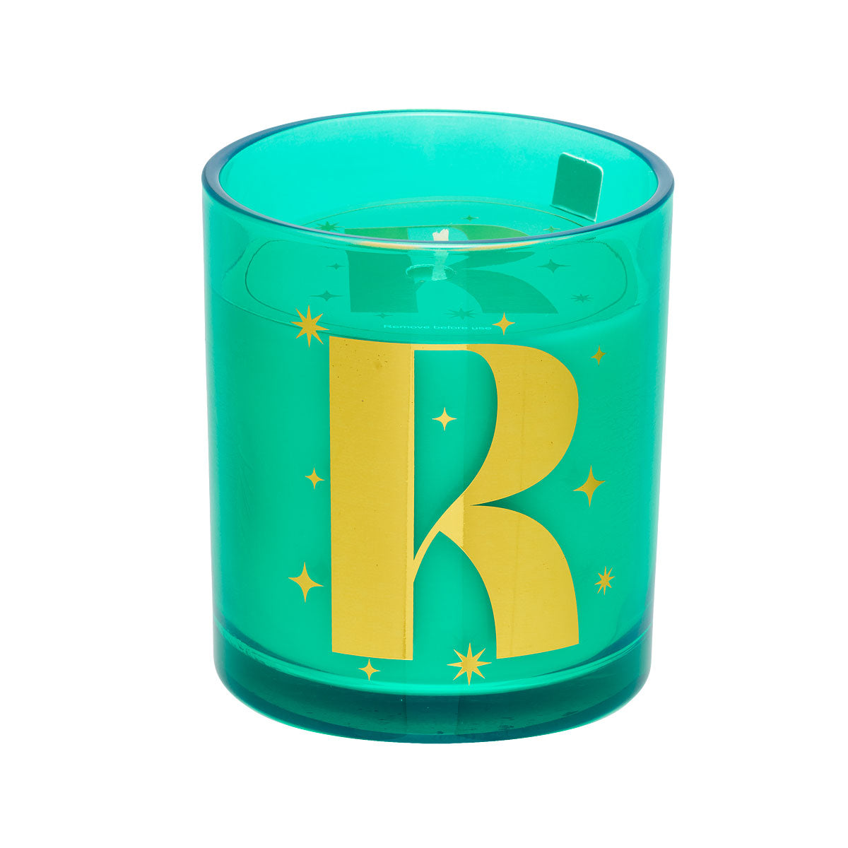Christmas Monogram Candle Red/Green Assorted