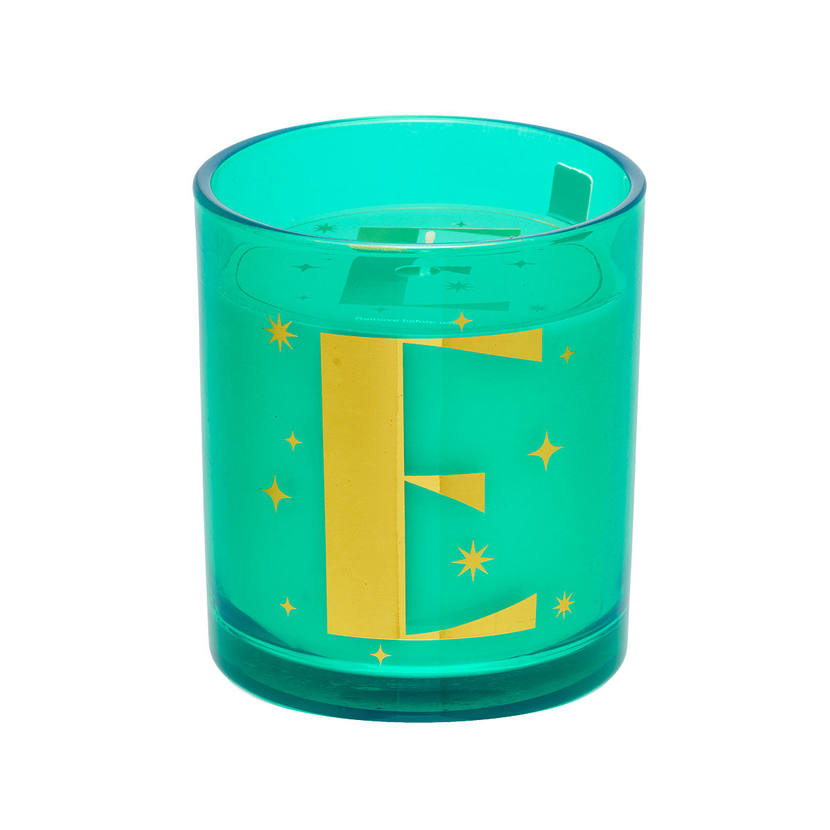 Christmas Monogram Candle Red/Green Assorted