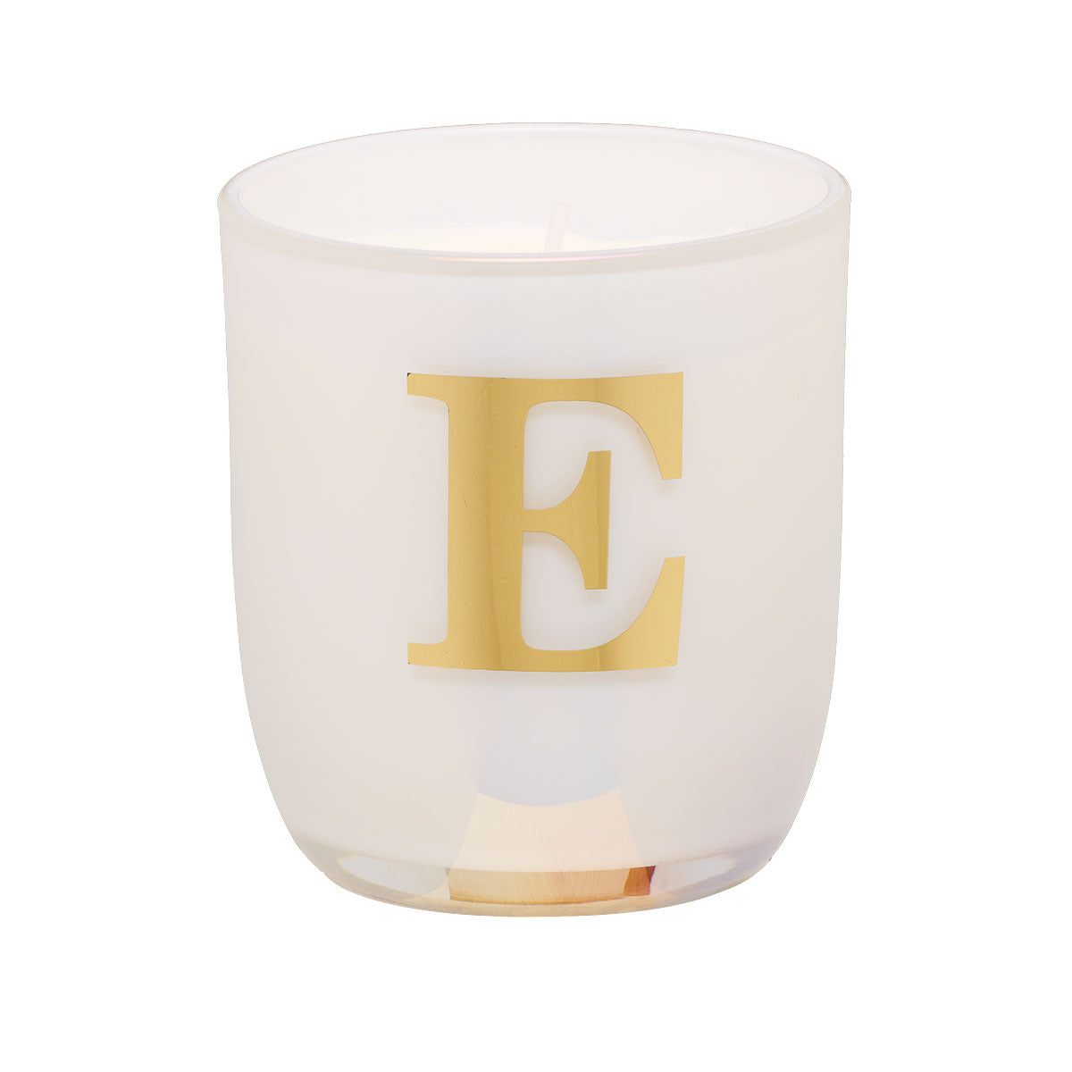 Monogram Candle White/Blue Assorted