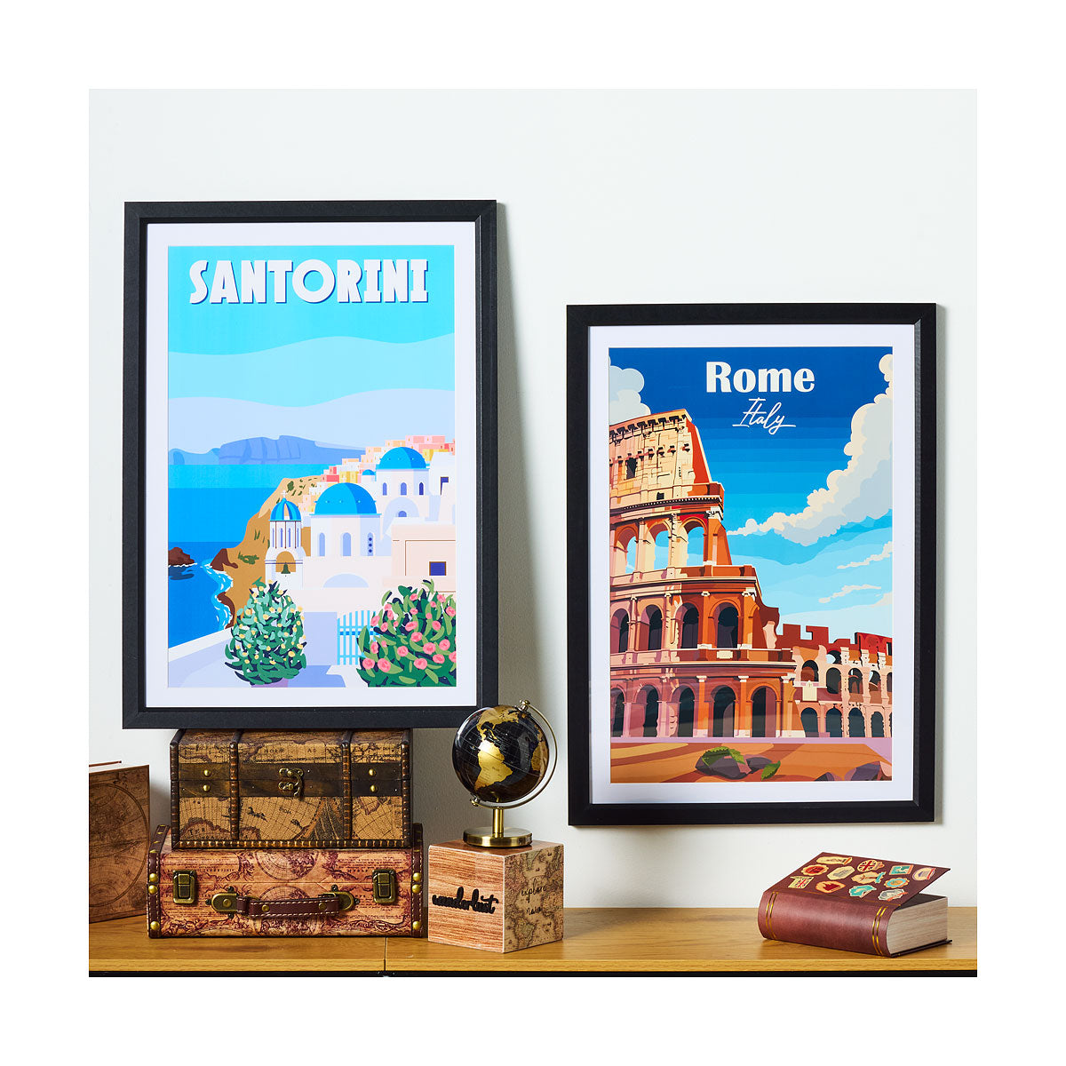 A2 Travel Poster Print Assorted