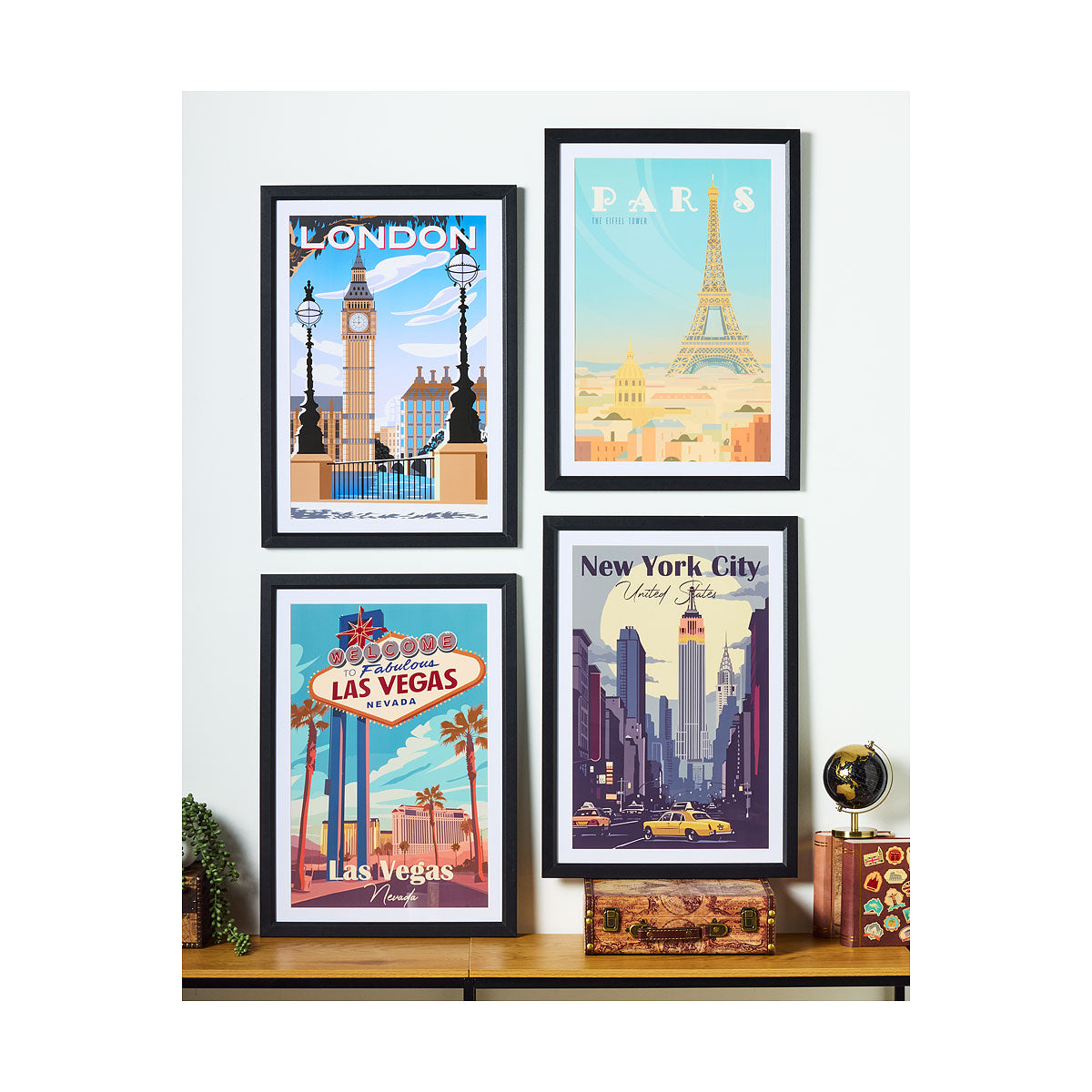 A2 Travel Poster Print Assorted