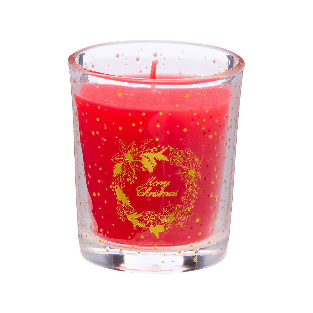 Christmas Votive Candle Patterned Assorted