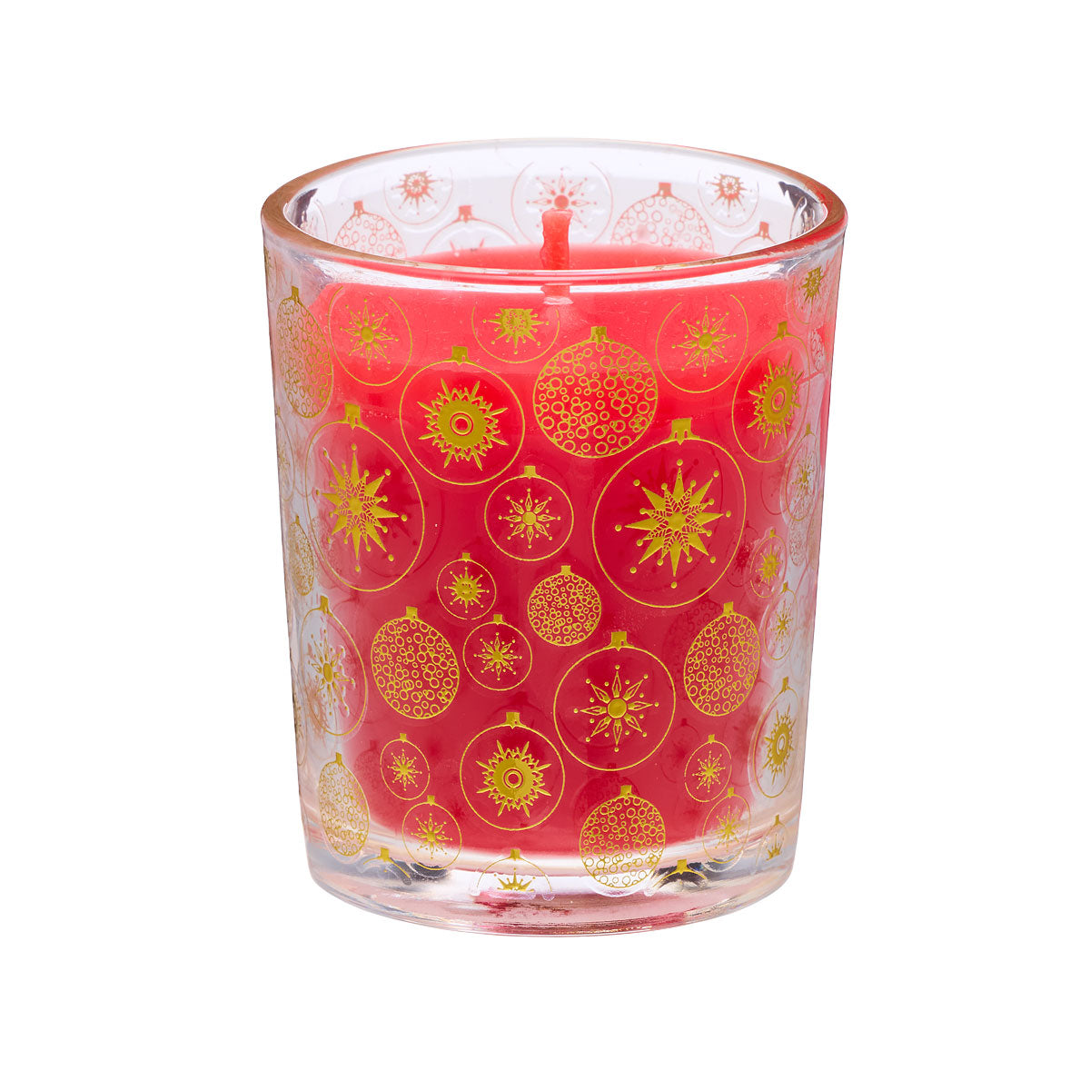 Christmas Votive Candle Patterned Assorted