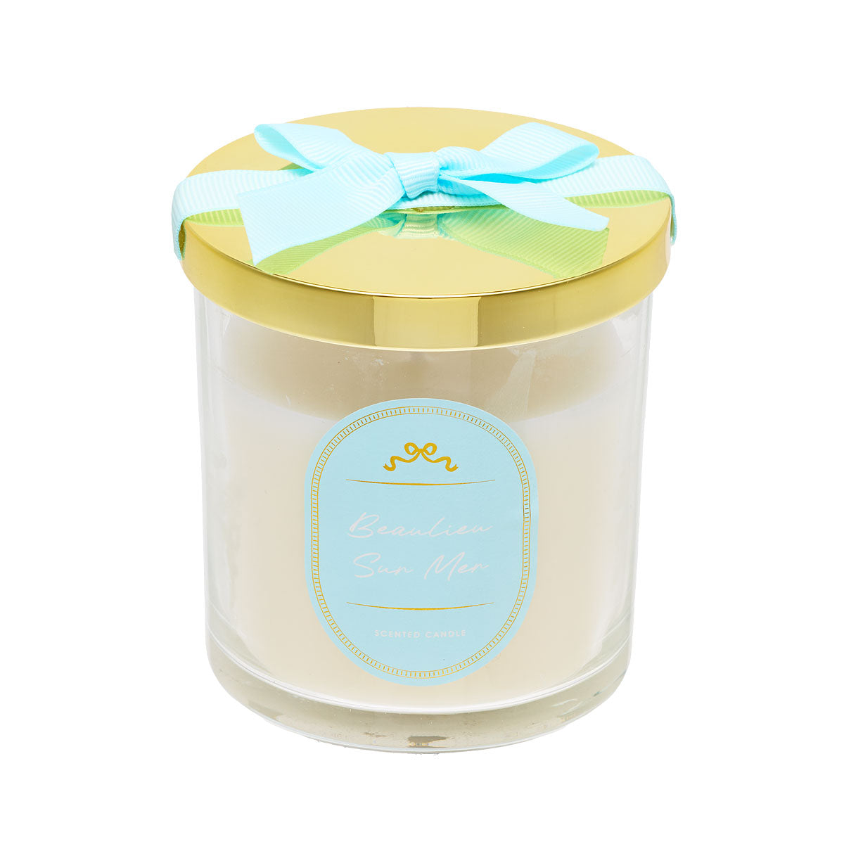 Riviera Candle with Bow Assorted