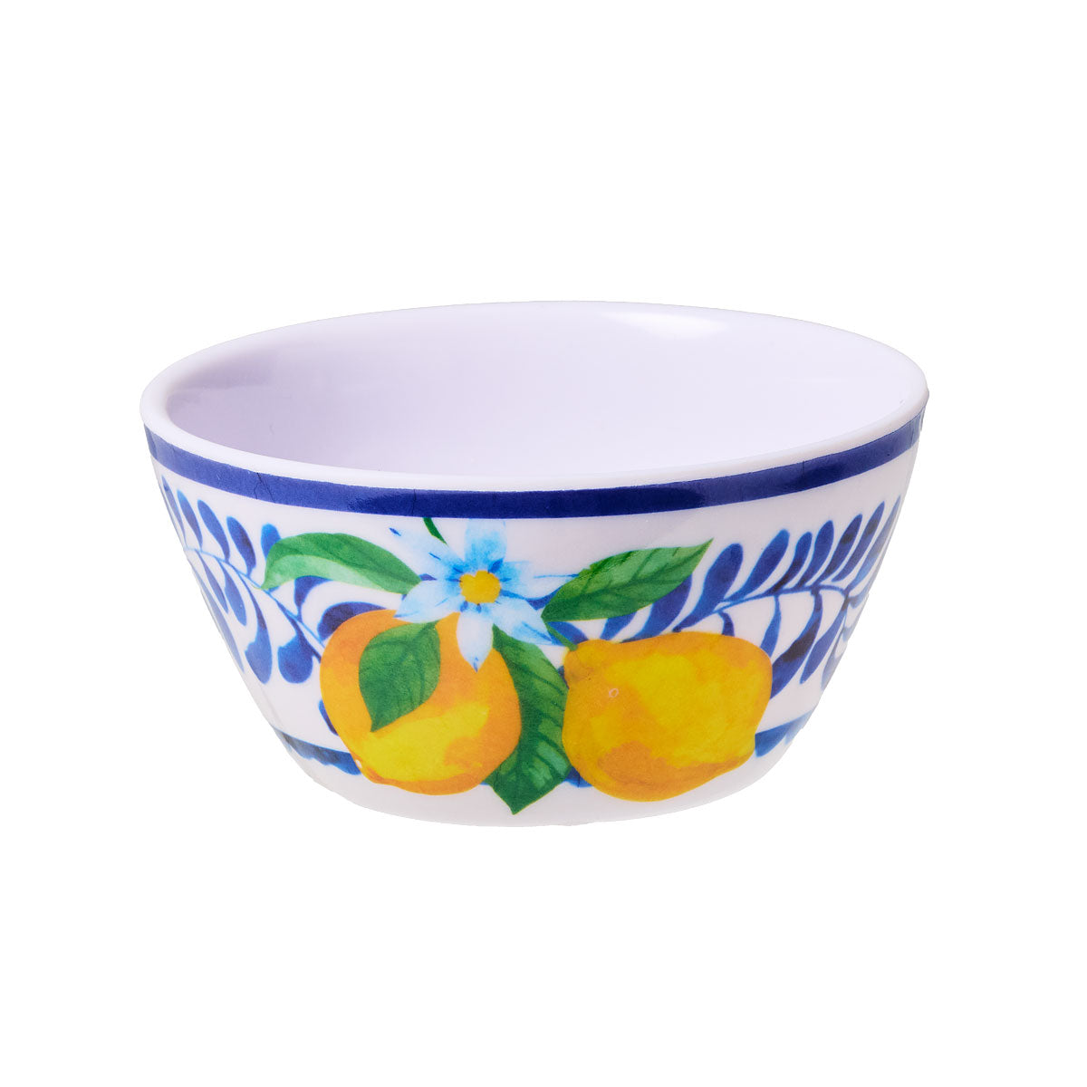 Blue Lemons Melamine Dip Bowl