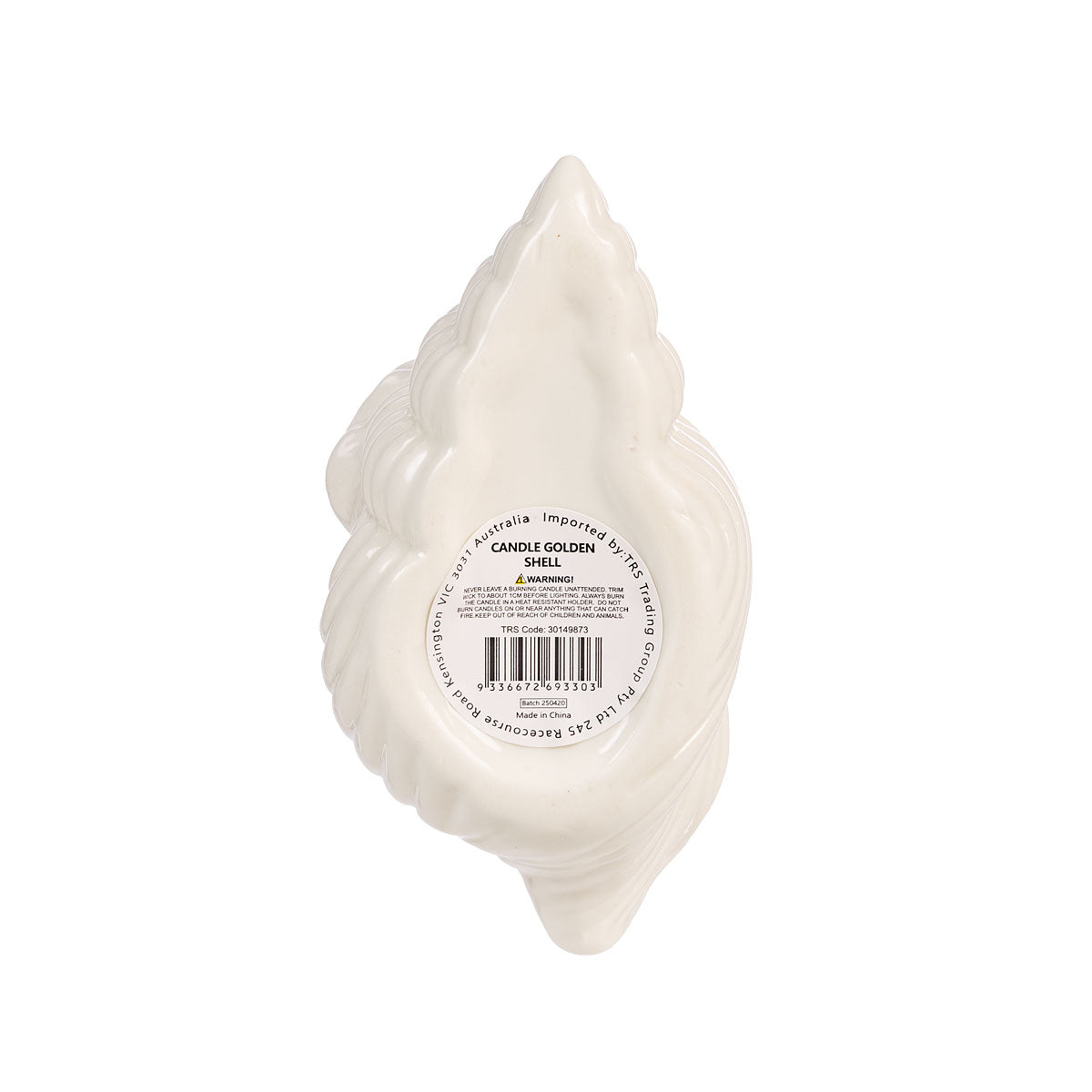 Shell Candle Golden