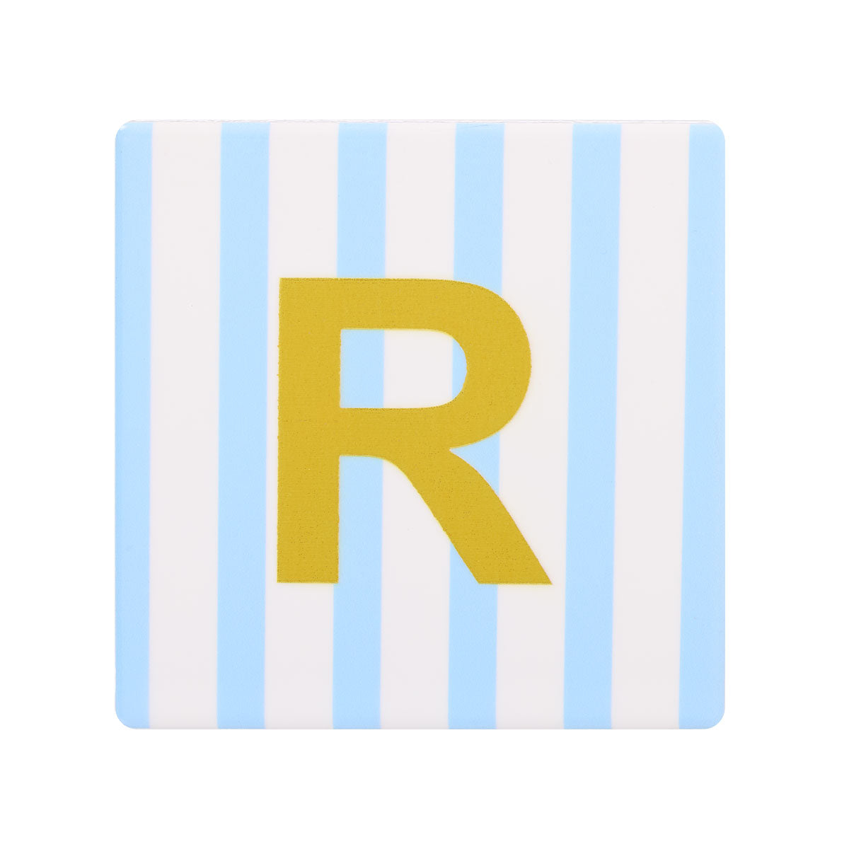 Monogram Stripe Ceramic Coaster Assorted