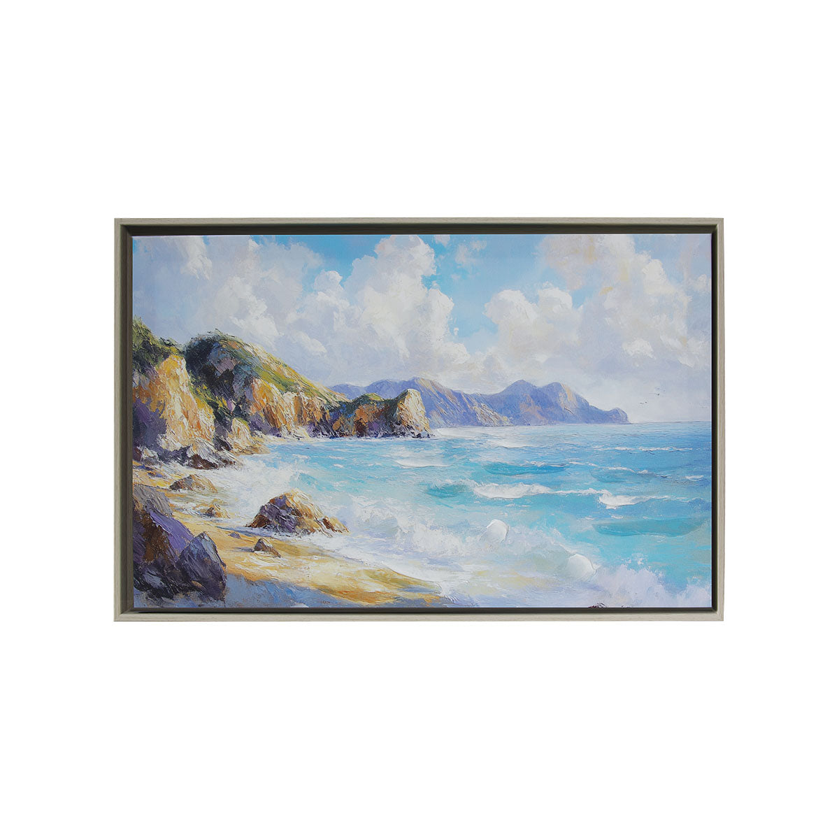 Riviera Framed Canvas 50x33cm Assorted
