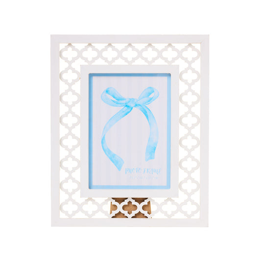 Mosaic Photo Frame Blue/White 5"X7"