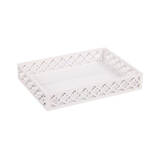 Mosaic Cut-Out Tray White