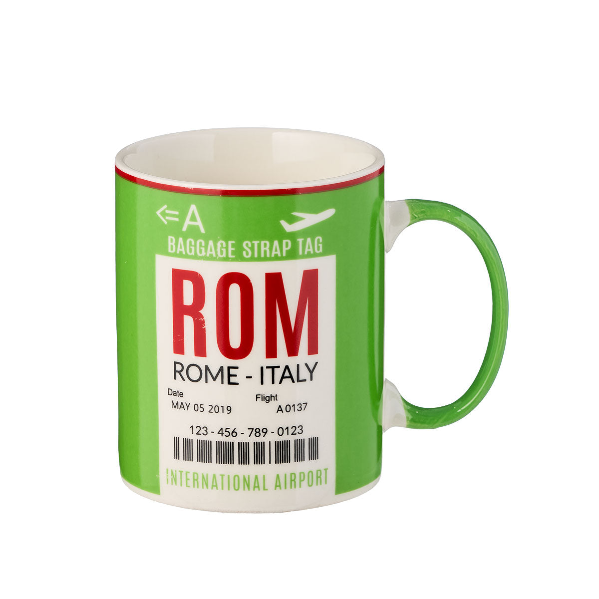 Boarding Pass Mug RIO/NYC/ROM