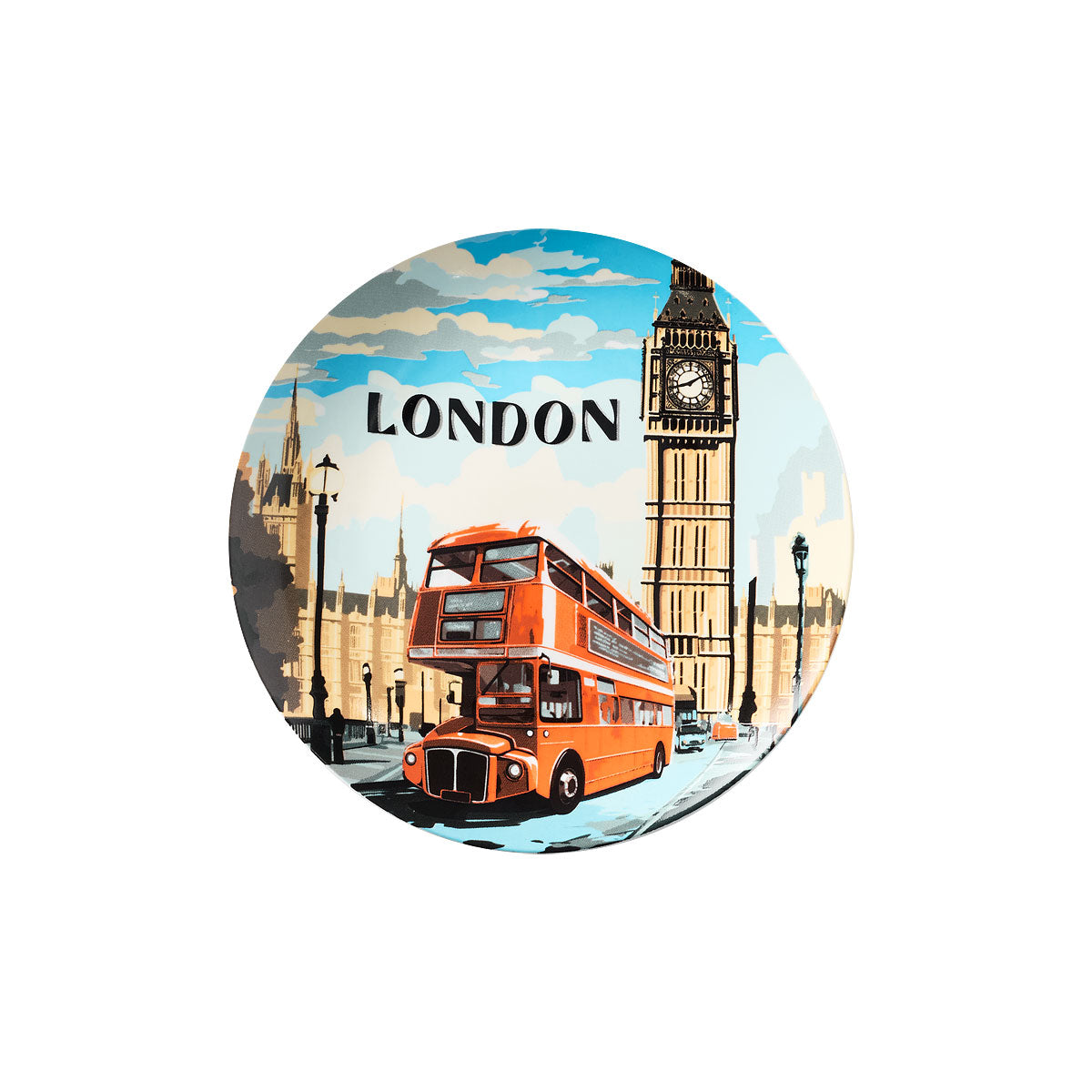 Retro Travel Cake Plate Assorted