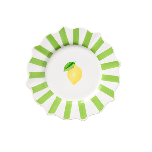 Embossed Lemons Dinner Plate