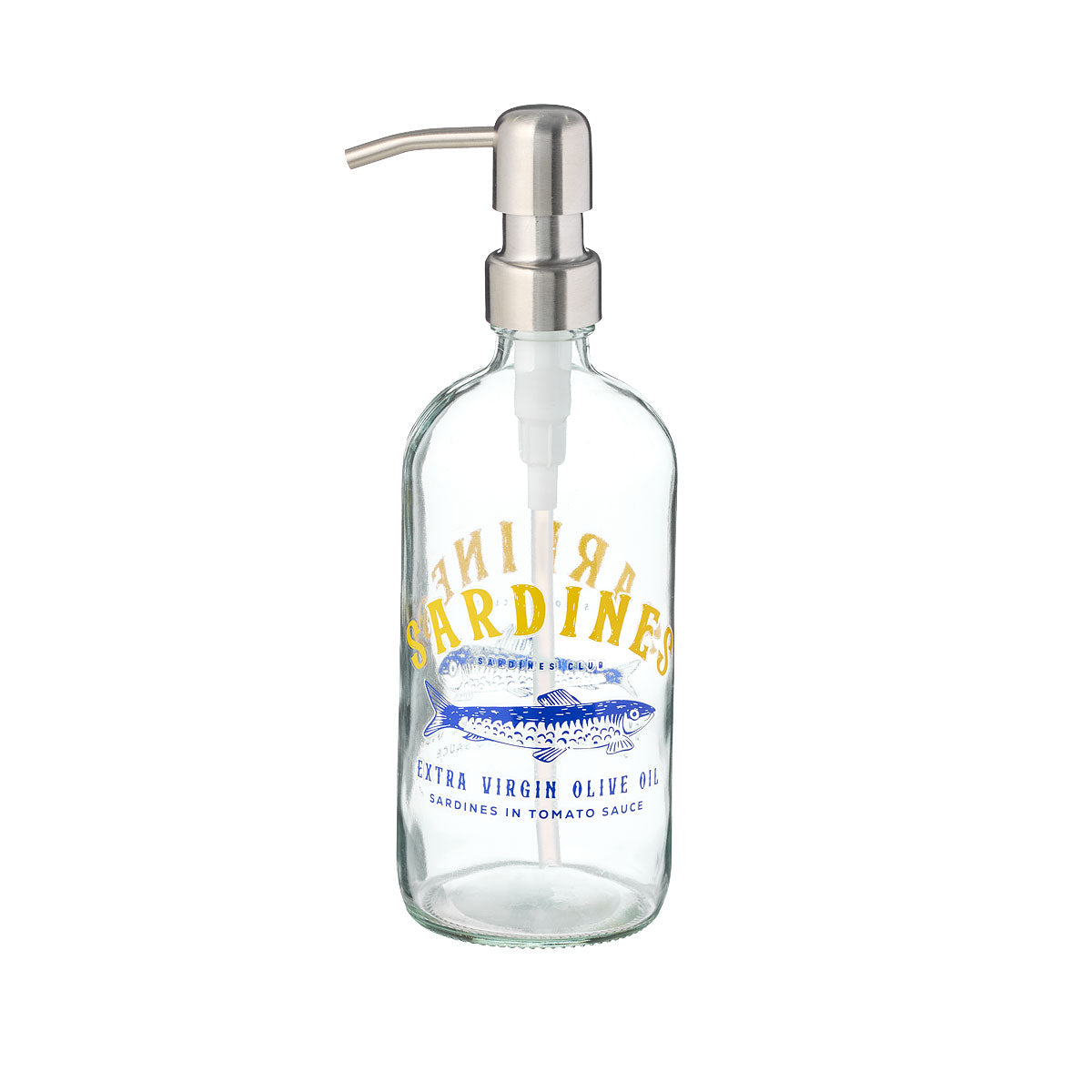 Riviera Glass Soap Dispenser 500mL Assorted