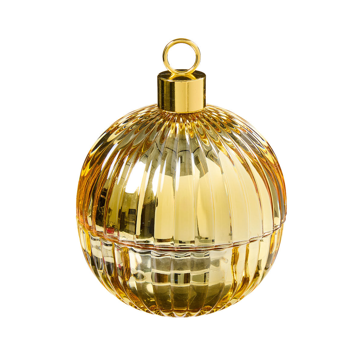 Christmas Bauble Candle Bauble Red/Gold