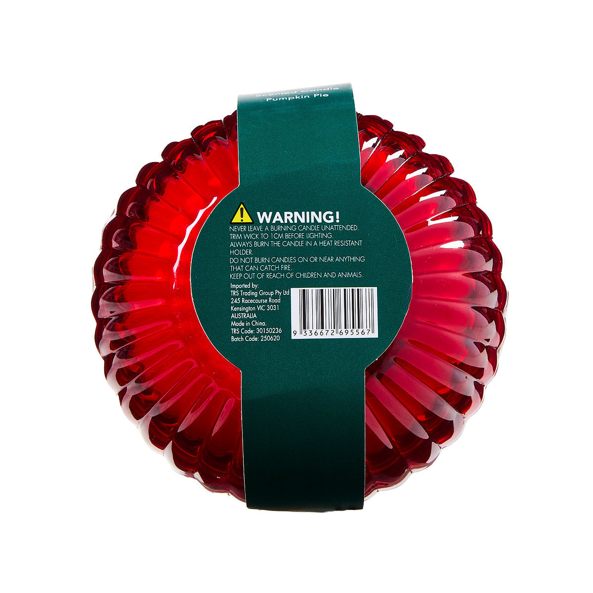 Christmas Bauble Candle Bauble Red/Gold