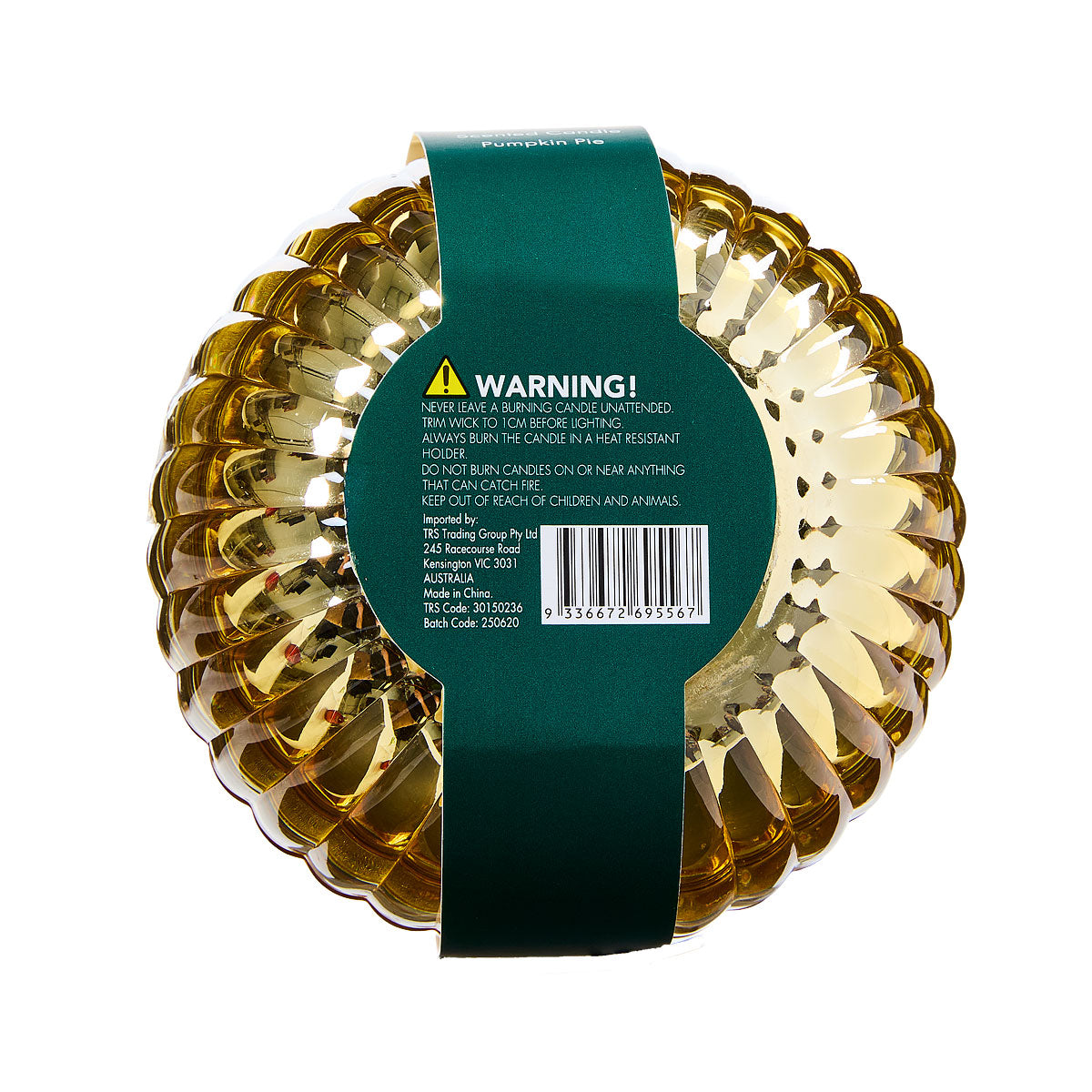 Christmas Bauble Candle Bauble Red/Gold