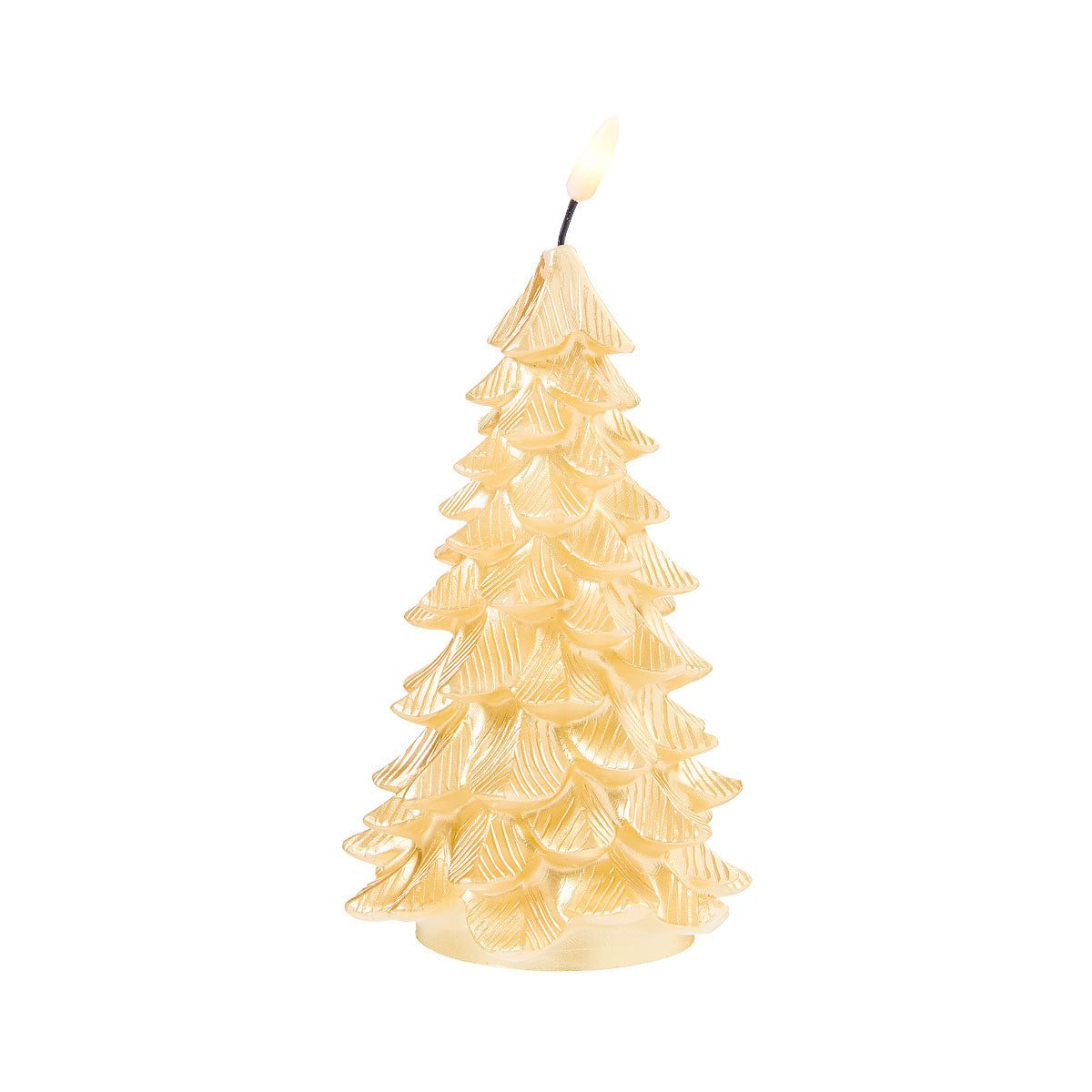 Christmas LED Tree Candle Gold/White