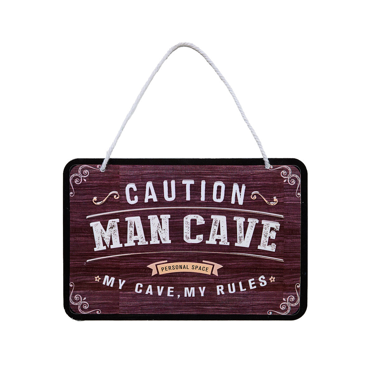 Hanging Tin Plaque Cave/Drink
