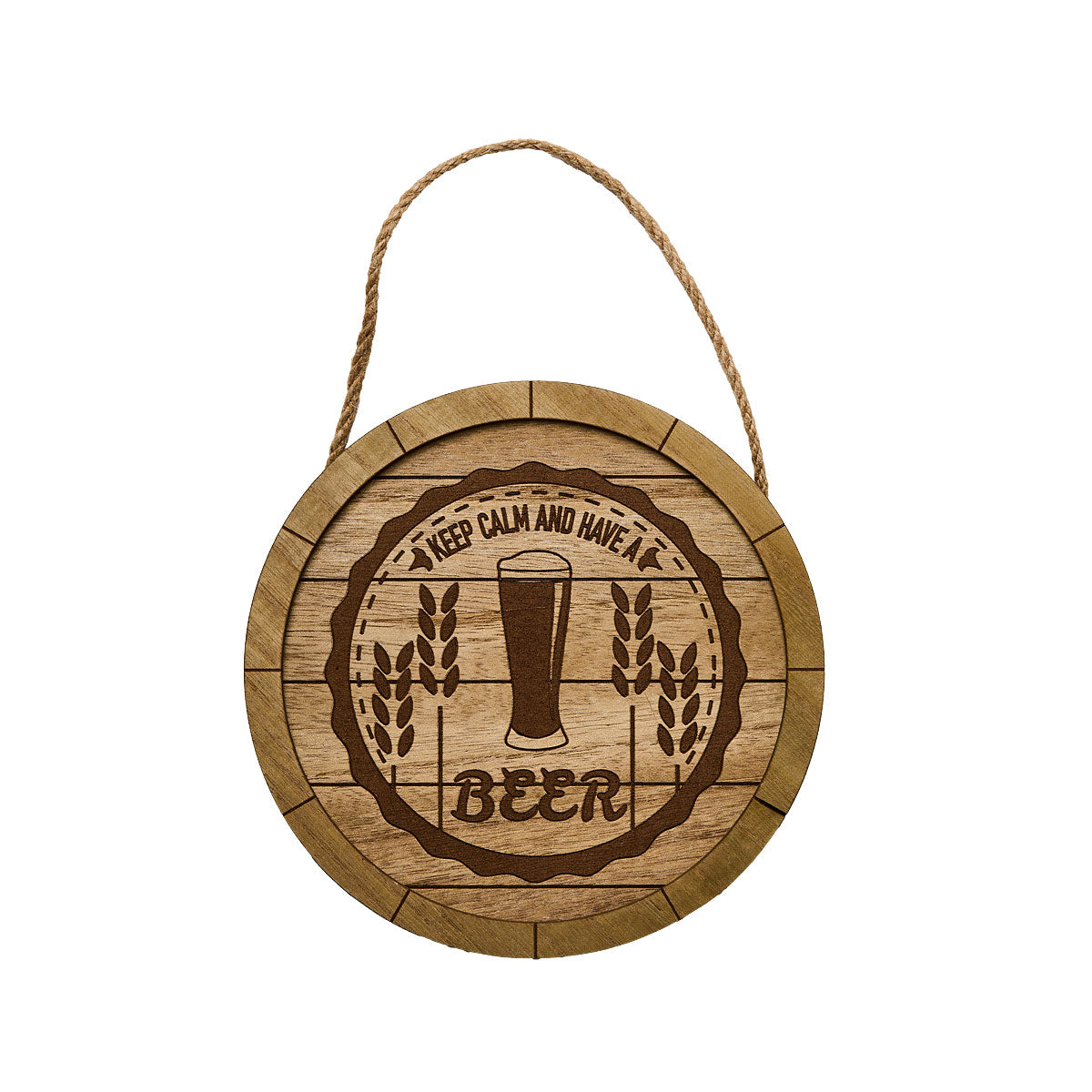 Hanging Plaque Keep Calm/Ever Saw
