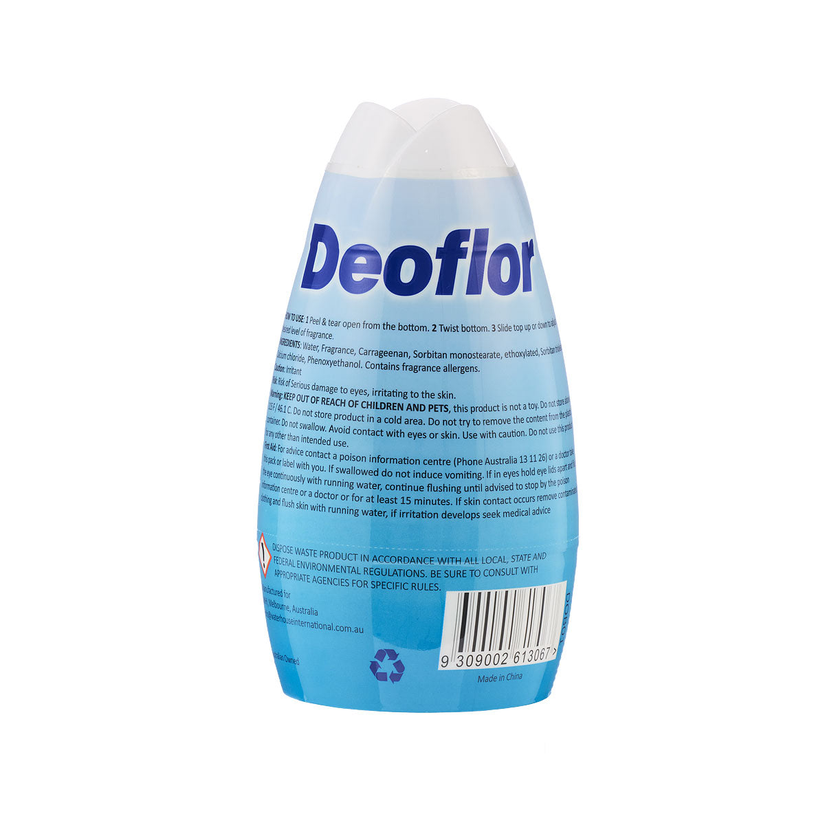 Deoflor Solid Gel Air Freshener Ocean Fresh 236g