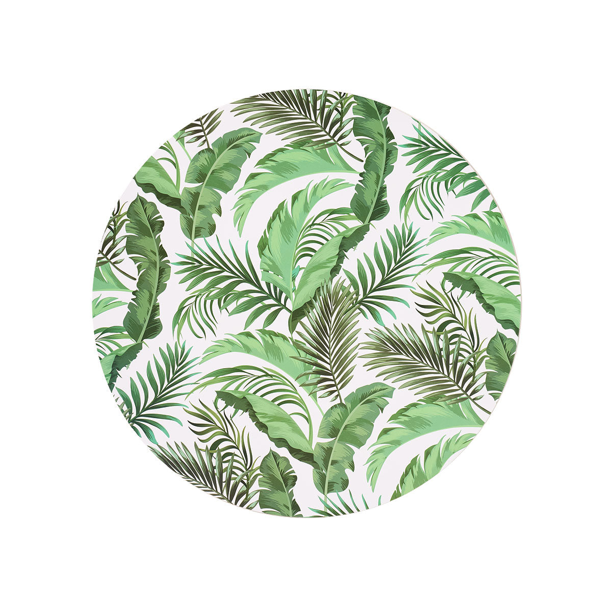 Round Palm Corkback Placemat Assorted