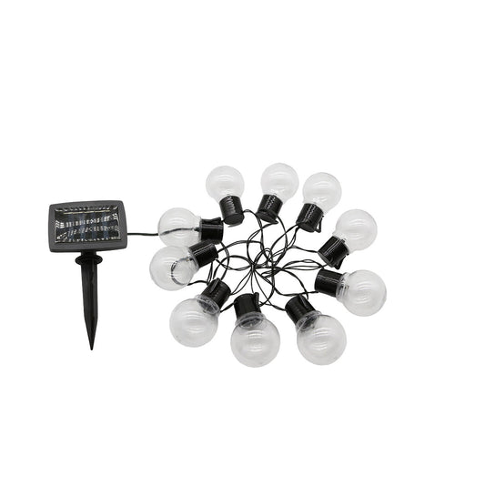 Solar LED Bulb String Light 10pk