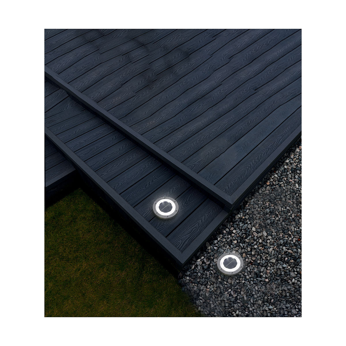Solar Premium Deck Lights 2pk