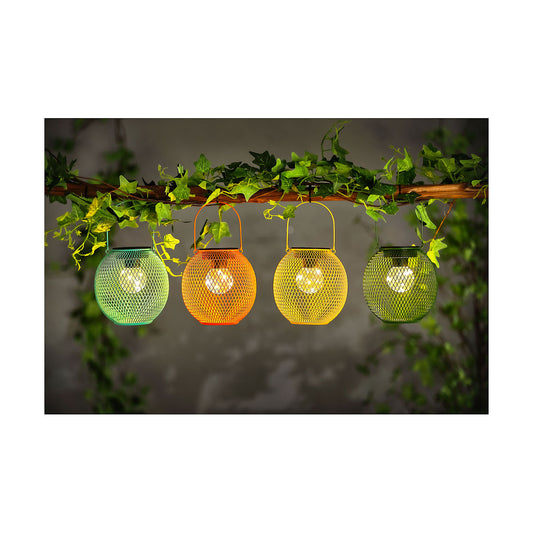 Solar Colourful Table Lantern Assorted