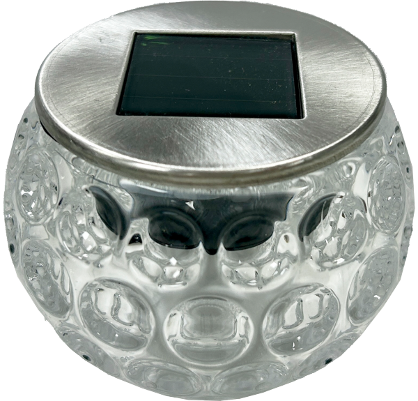 Solar Mini Glass Table Jar Assorted