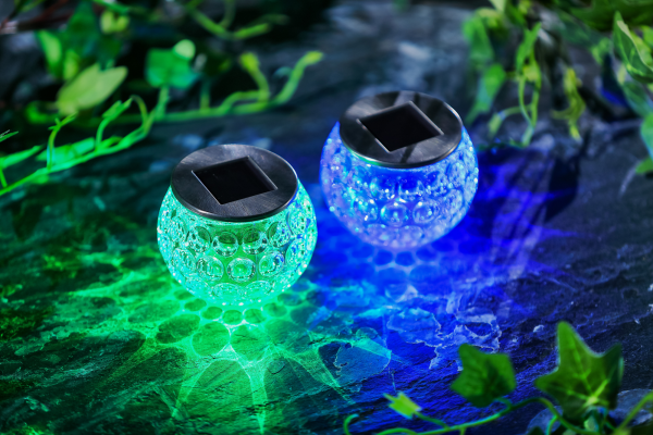 Solar Mini Glass Table Jar Assorted