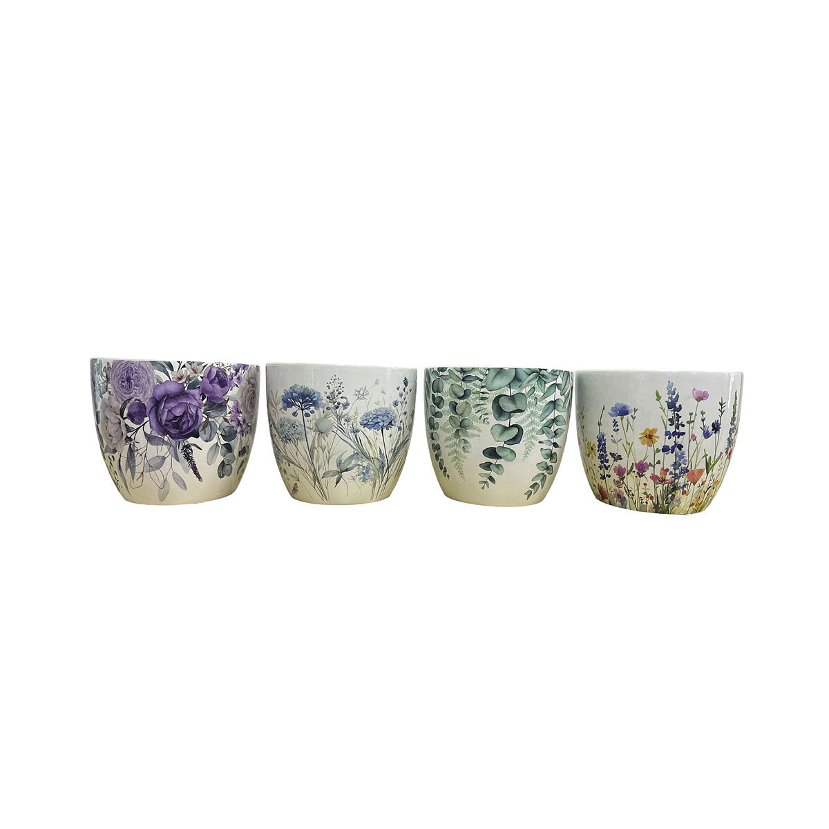 Flower Pot Medium D14xH12.5cm Assorted