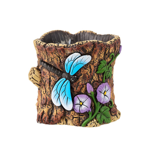 Dragonfly & Butterfly Flower Pot Small