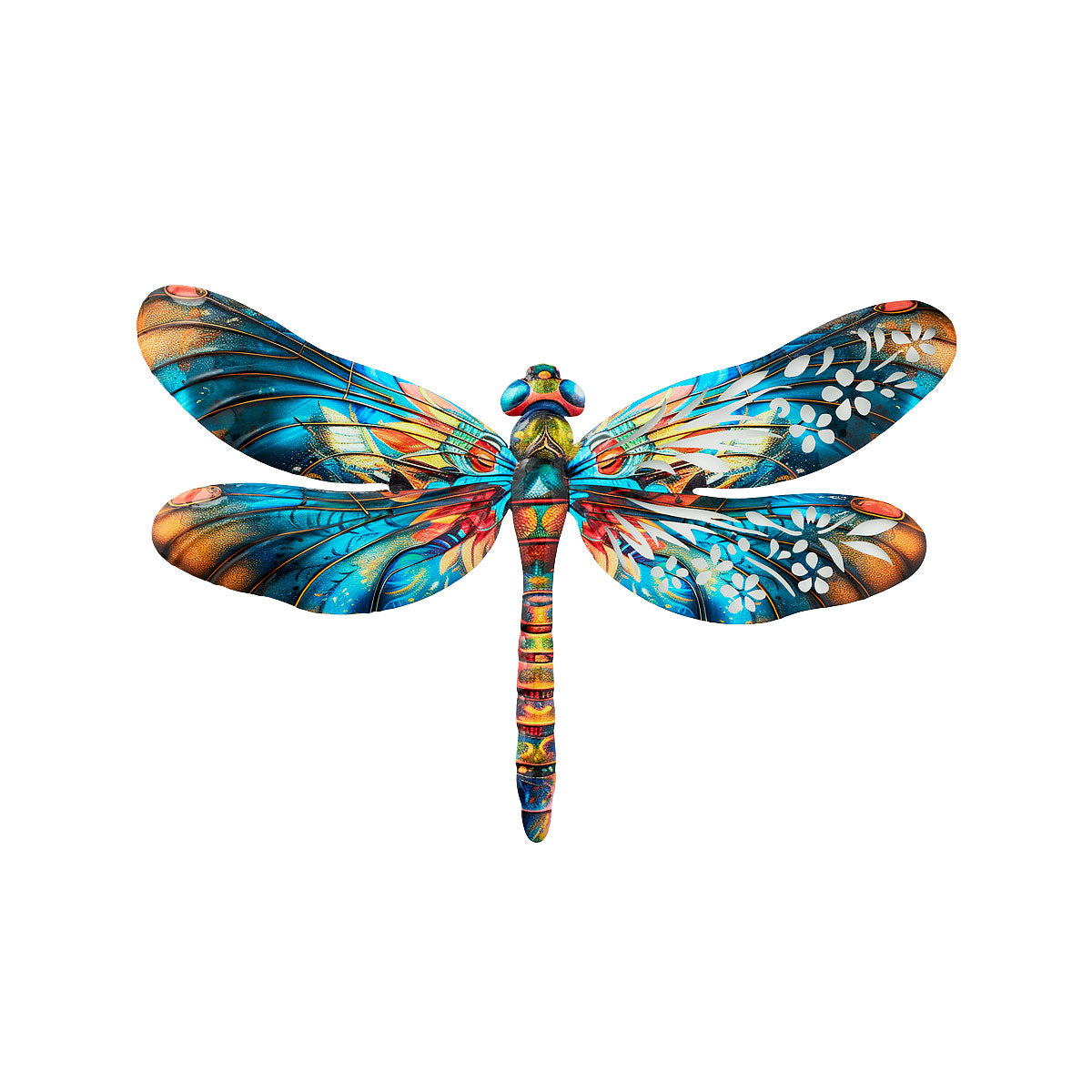 Dragonfly Metal Garden Wall Art