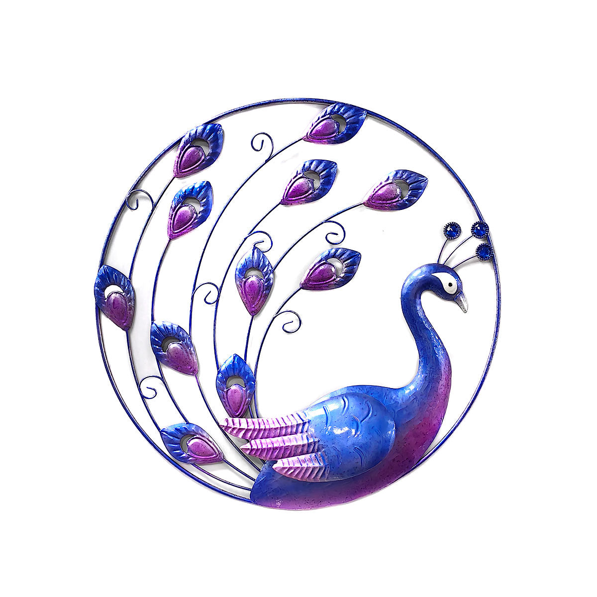 Peacock Metal Garden Wall Art