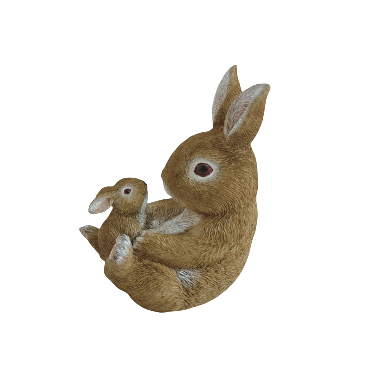 Mother And Baby Rabbit Garden Decor