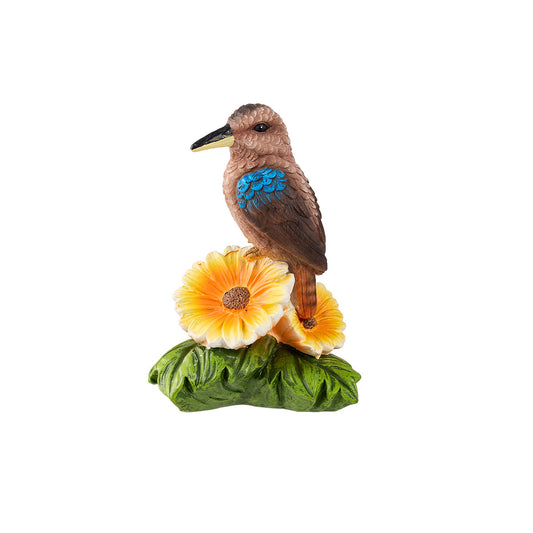 Native Bird On Flower Décor Assorted