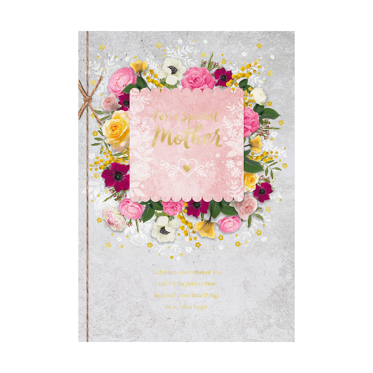 Mother's Day Card Mother Floral