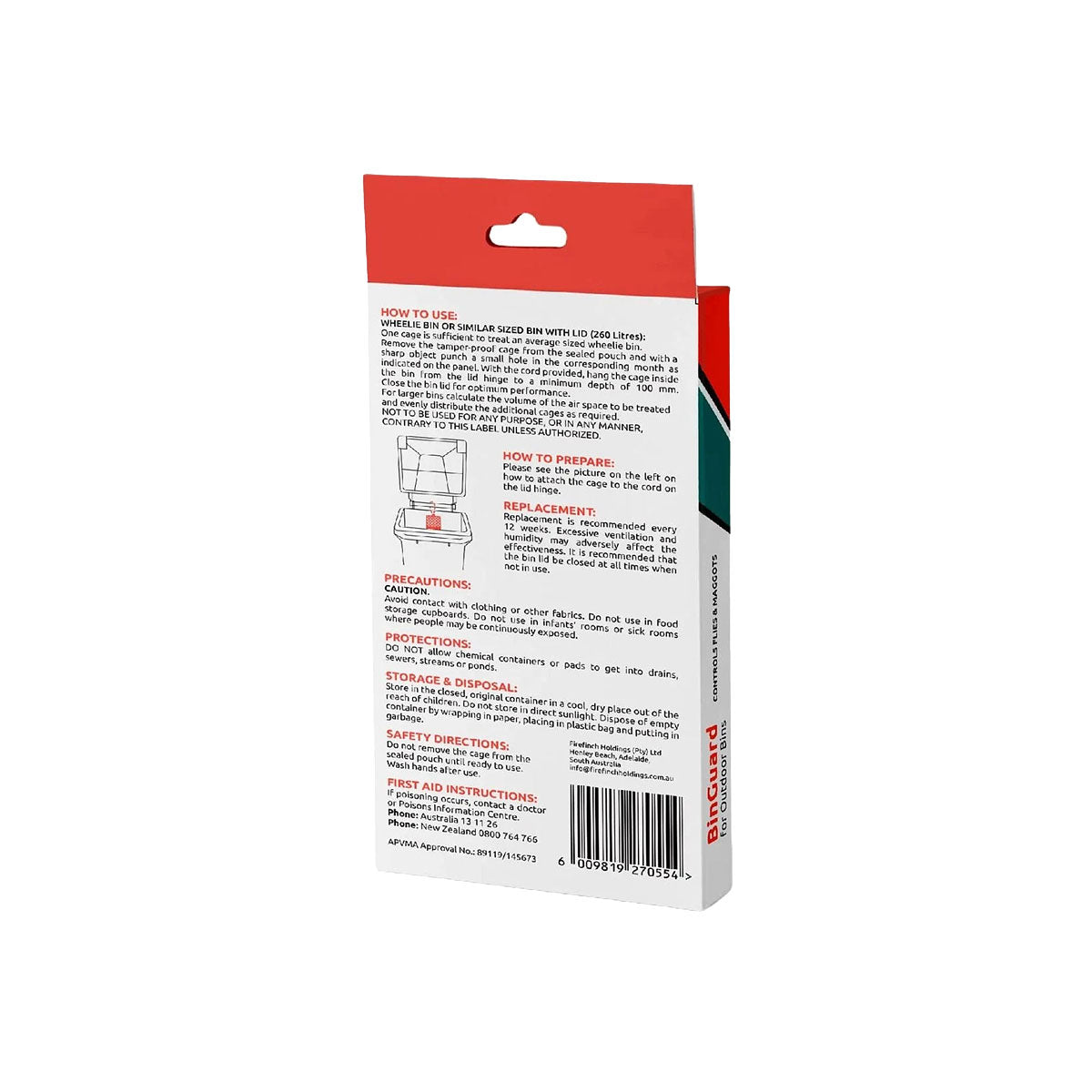 Bin Guard Outdoor Bins Insecticide 4.88g