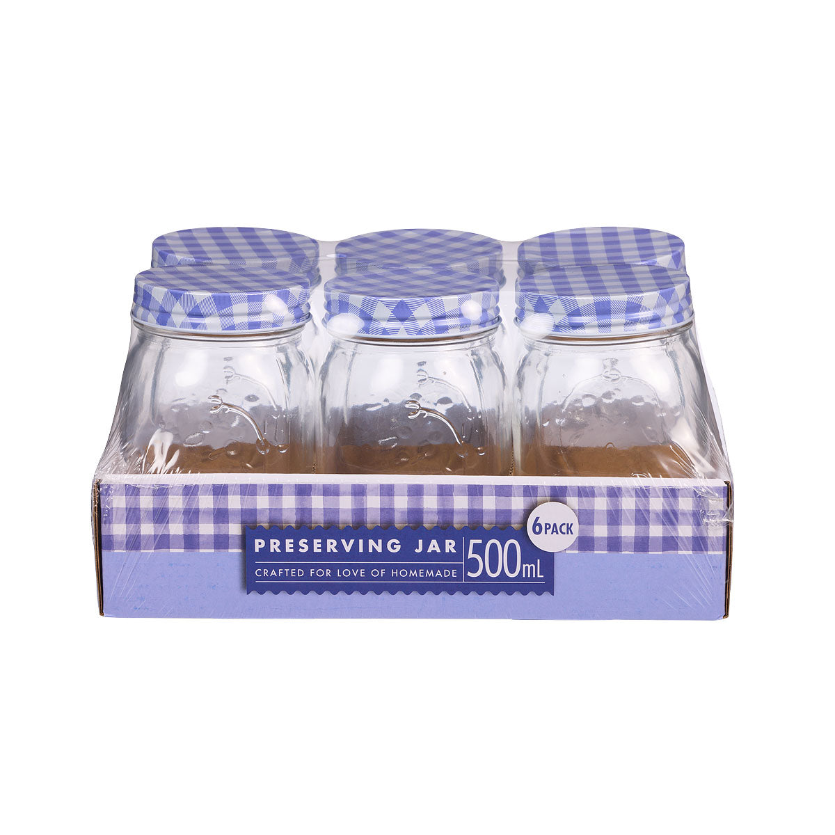 Check Preserving Jar 500mL 6pk Assorted
