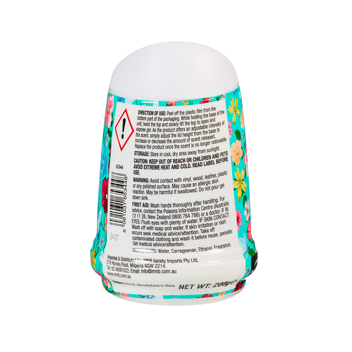 Floral Solid Gel Air Freshener Jasmine 200g