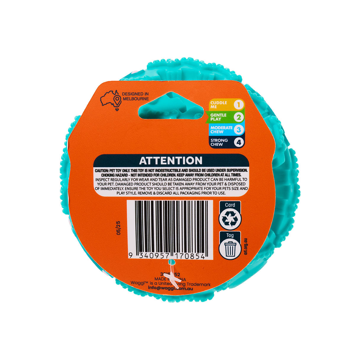 Waggi Giggle Treat Ball Assorted