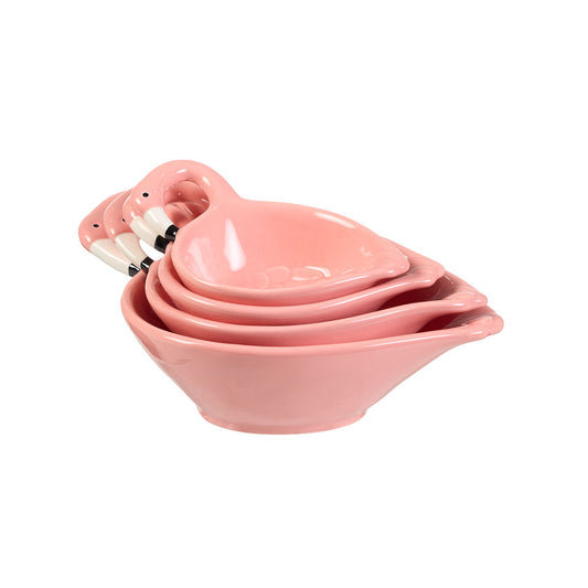 4pc Flamingo Bowls