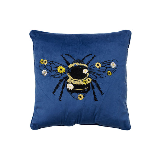Cushion Bee Floral/Wreath