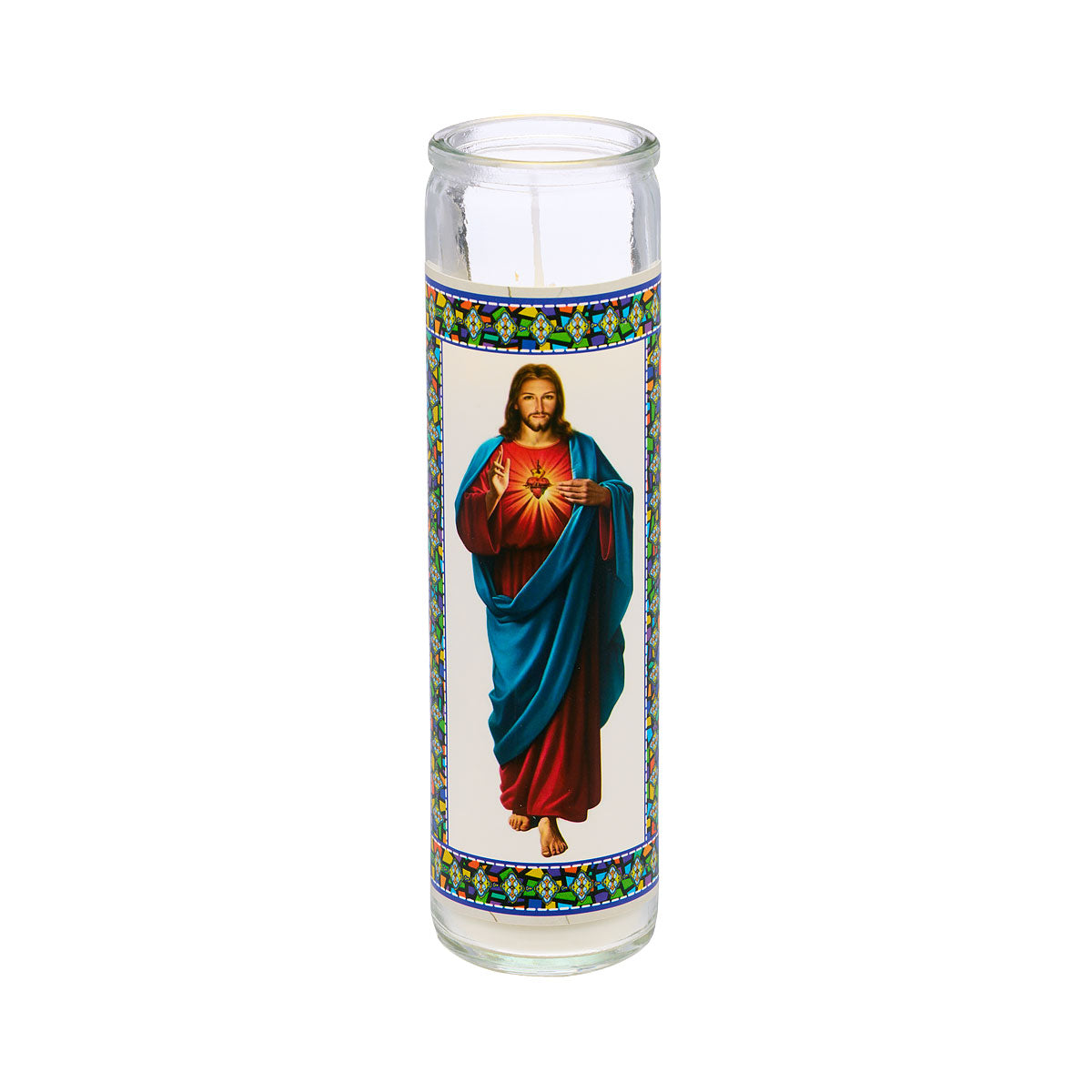 Christmas Holy Candle Tall Assorted
