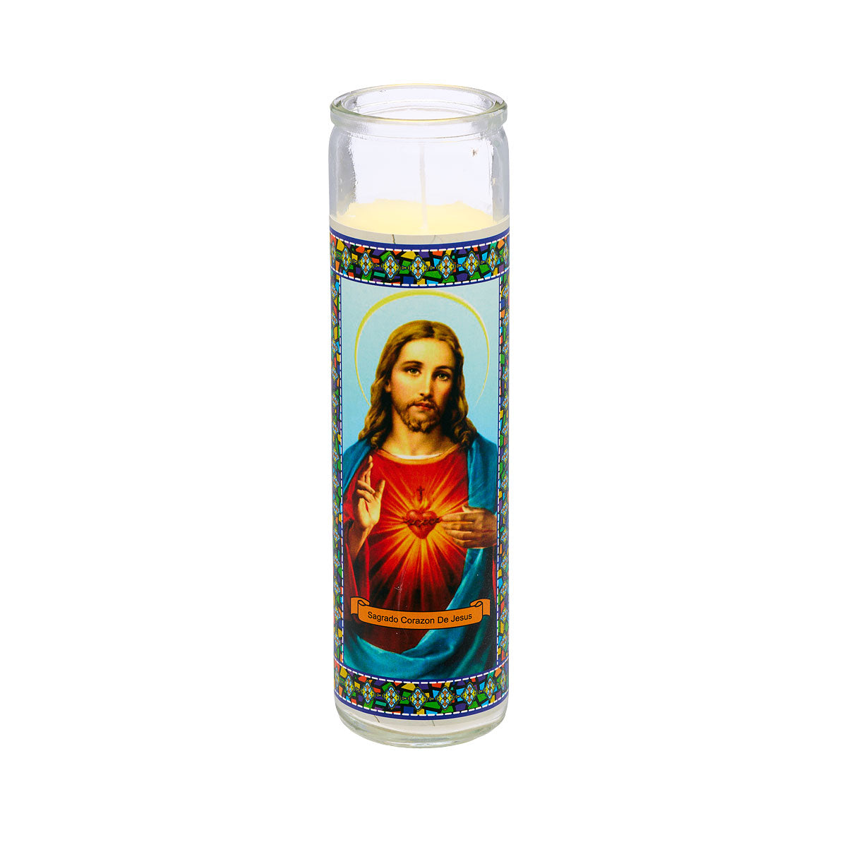 Christmas Holy Candle Tall Assorted