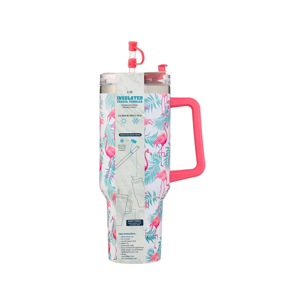 Miami Tumbler With Handle Assorted 1200mL