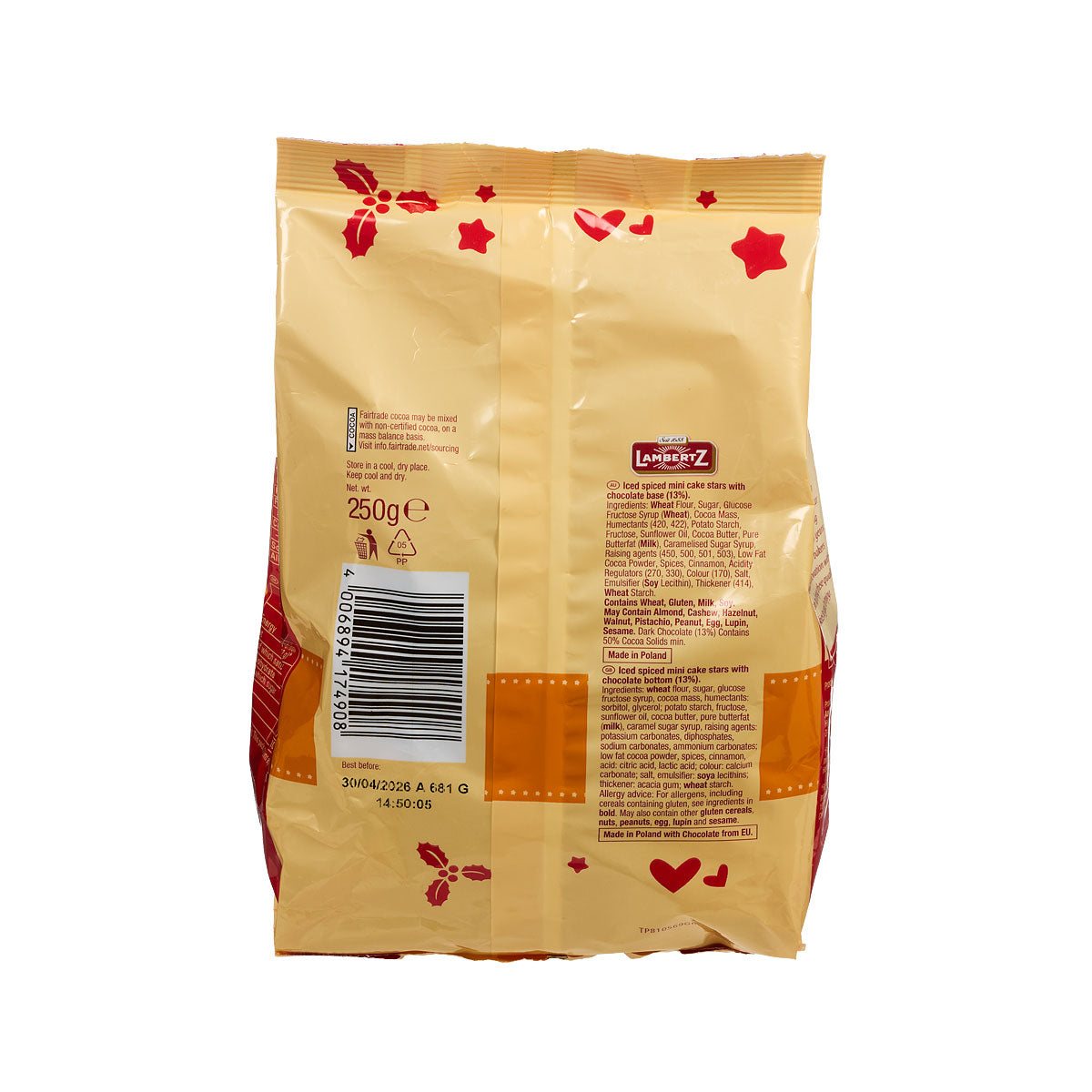 Lambertz Lebkuchen Stars 250g