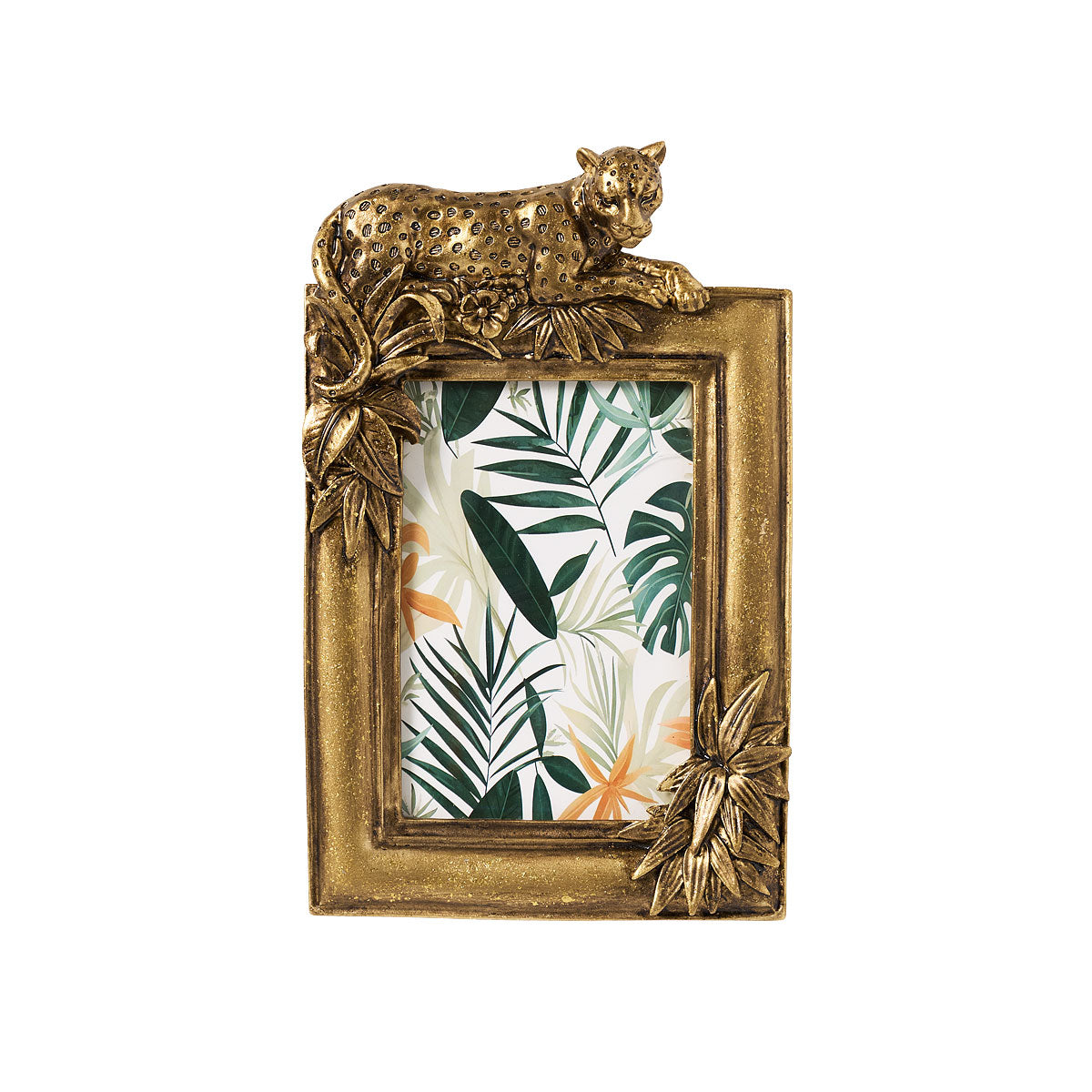 Resin Leopard Photo Frame 4"x6"