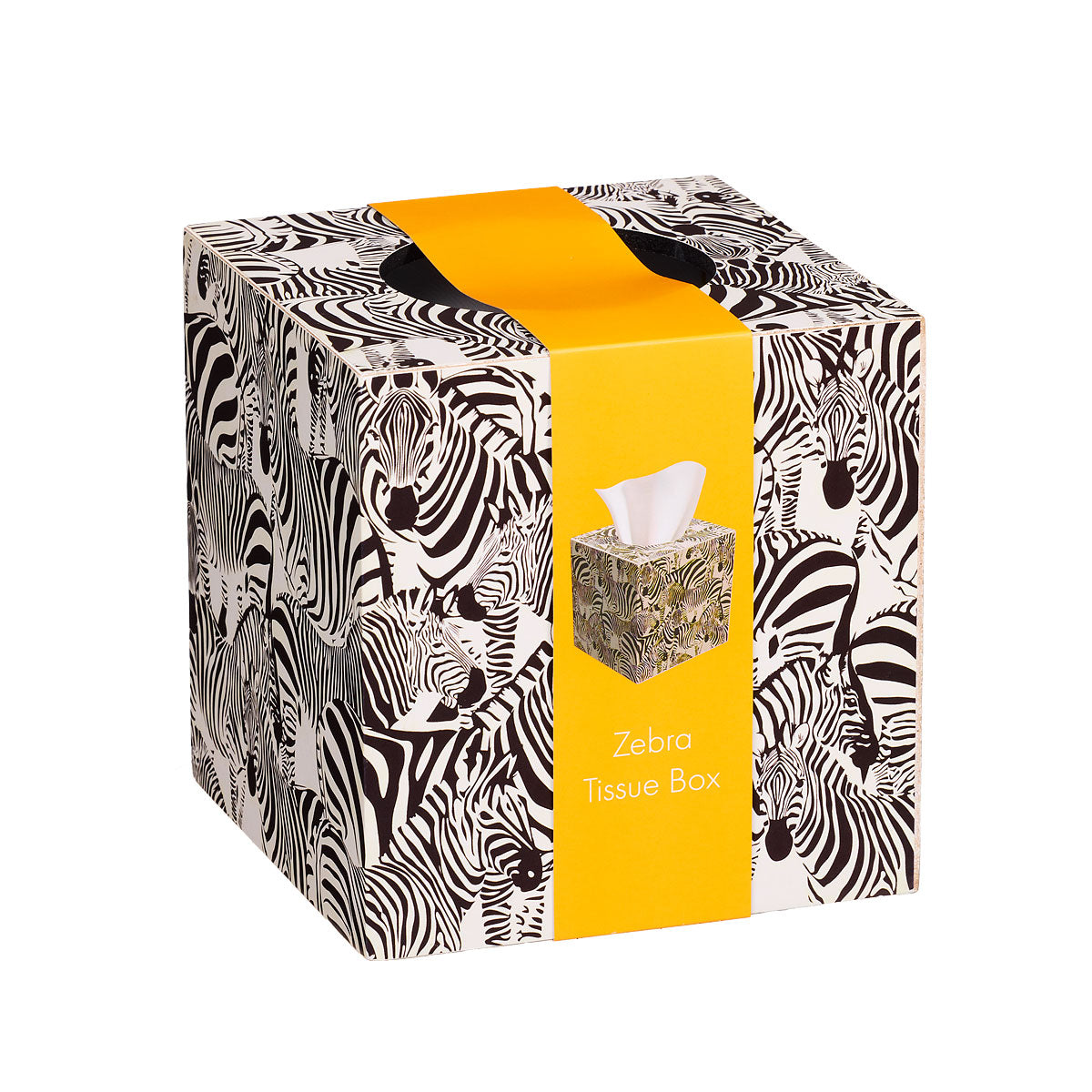 Zebra Tissue Box